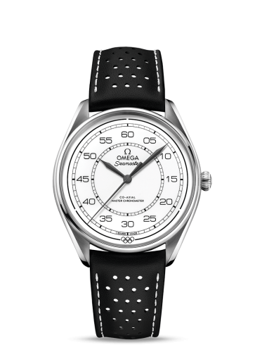 Omega Seamaster Master Co-Axial 39.5 Olympic Timekeeper Stainless Steel / White / Black